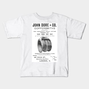 John Dore & Co. Coppersmiths - 1910 Vintage Advert Kids T-Shirt